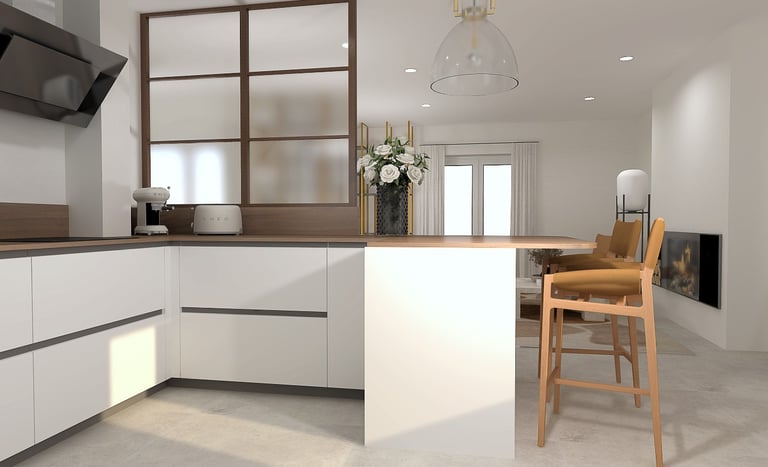 Projet V — Cuisine & Séjour - Photo 2